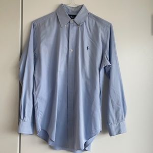 Basic blue dress shirt